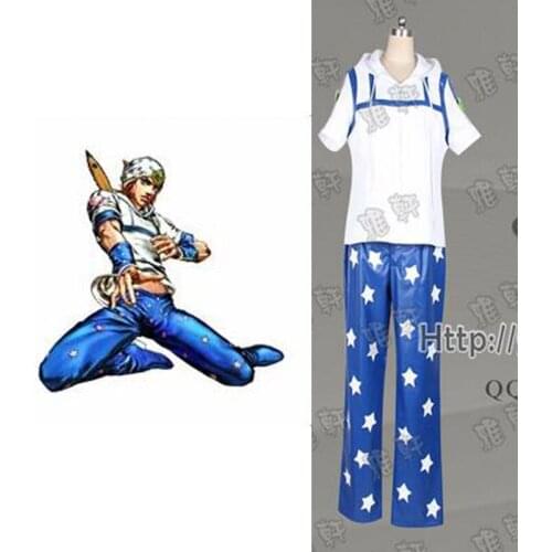2016 JoJos Bizarre Adventure Steel Ball Run Gyro Zeppeli Cosplay Costume