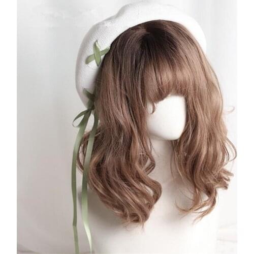 Lolita Berets Polyster Breathable Hat Women Summer Beach Party Cap D819