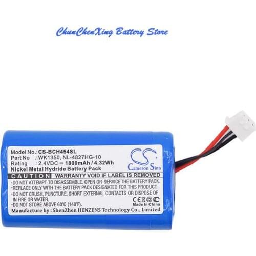 Cameron Sino 1800mAhBP 6001 Battery BP 6001 for SHURE DIS digital IR receivers