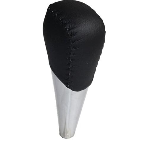 Automatic Chrome & Leather Car Shift Gear Knob Lever Gaitor Boot Cover FOR Suzuki GRAND VITARA SX4 AUTO Swift suzuki wagon