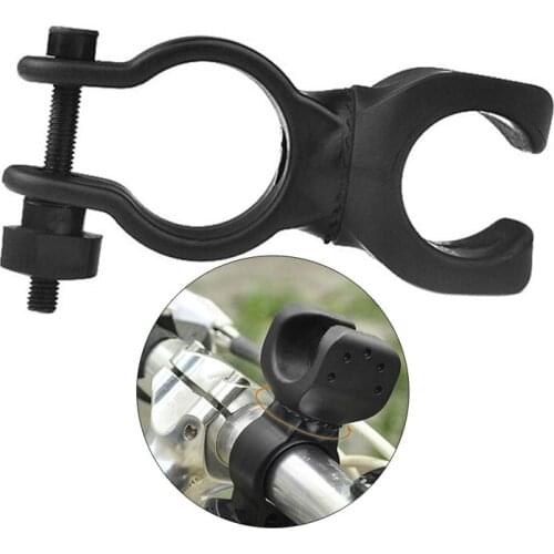 Outdoor Cycling Bicycle 360 Degree Rotary Bike Clip Holder Bracket for Flashlight Lamp Bicycle Front Light Support Useful Props