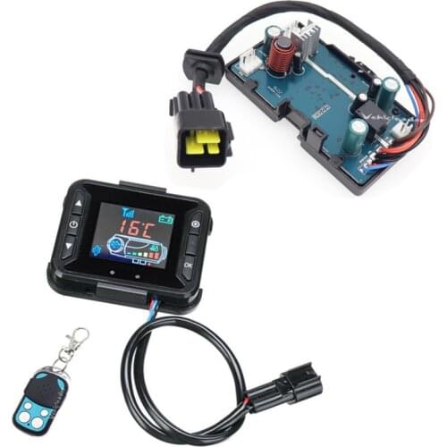 12V Diesels Air Heater LCD Monitor Switch & Remote Control & Control Board Motherboard For Car Truck Parking Heater Controller