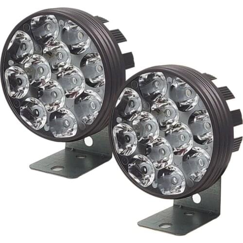 Electric Motorcycle Scooter Street Bike External headlight 60W Super Bright Led Spotlight driving Fog light bulb for Car ATV SUV