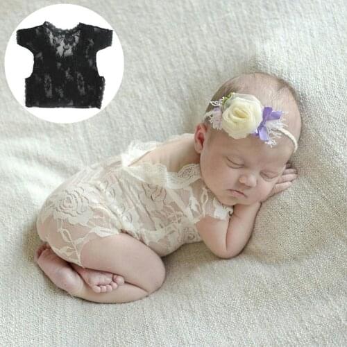 Newborn Lace Romper Baby Girls Jumpsuit Photo Props Toddler Romper Newborn Photography Props Baby Fotografie
