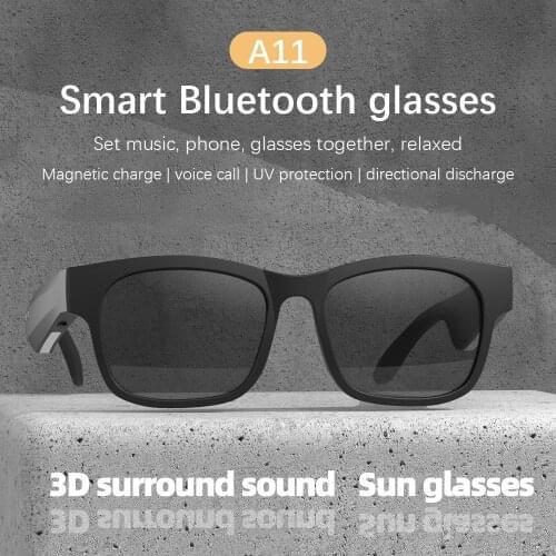 GL-A11 Wireless Bluetooth Smart Glasses Stereo Bluetooth Sunglasses Bluetooth Glasses Sports Glasses Outdoor Audio Sunglasses