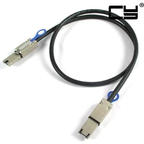 Jimier 1m External Mini SAS 4x SFF-8088 26Pin to SFF 8088 26Pin Data Cable Support 6gbps Band