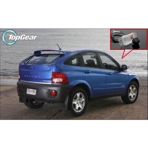 Car Camera For SSangYong Actyon / Tradie / Korando High Quality Rear View Back Up Camera TopGear Friends Use | CCD + RCA