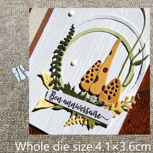 XLDesign Craft Metal Cutting Dies cut dies 2 kinds of mushrooms decoration scrapbook Album Paper Card Craft Embossing die cuts