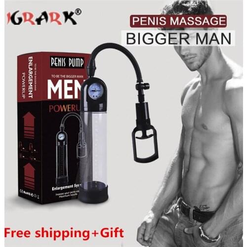 Penis Pump Enlargement Vacuum Extender Enlarger Sex Toys for Men Adults Sextoy Bdsm Erotica Dildo Masturbate Male Sex Shop