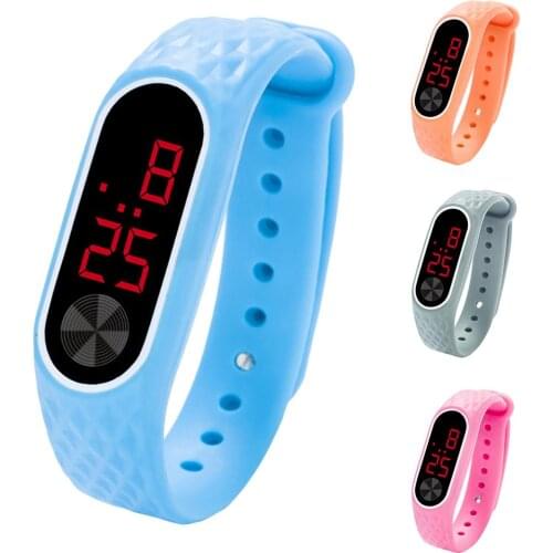 New Student Unisex Lover Universal LED Digital Rectangle Electronic Sport Wist Watch