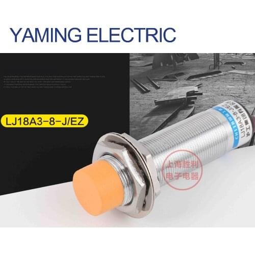 P204 M18 2-wire AC type Inductive Proximity switch sensor 8mm LJ18A3-8-J/EZ 400mA AC90-250V 2 wires NO 110mm wire