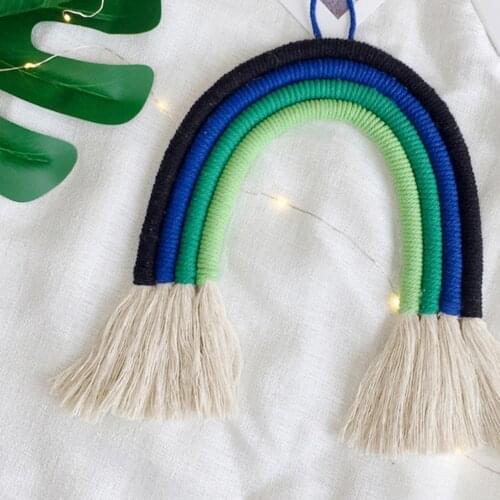 Nordic Style Hanging Decoration Girls Children Room Wall Rainbow Home Wall Decor Baby Photography Accessories