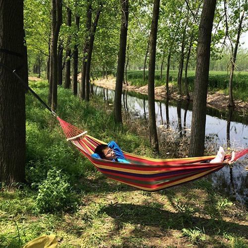 Hammock Hanging Belt Tree Strap Nylon Rope Outdoor Camping Tool with Buckles