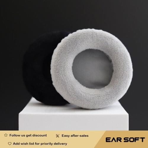 Earsoft Replacement Cushions for Sennheiser HD540 HD540II Headphones Cushion Velvet Ear Pads Headset Cover Earmuff Sleeve