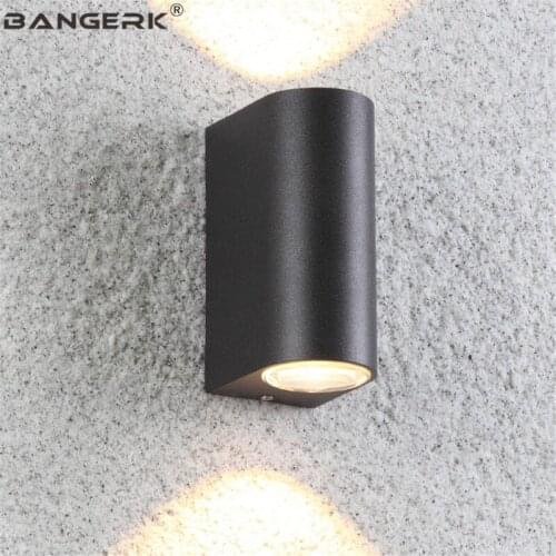 Nordic Outdoor Modern Wall Lamp Up Down LED Porch Lights IP65 Waterproof Sconce Wall Lamps Garden Art Decor Aluminum Lighting