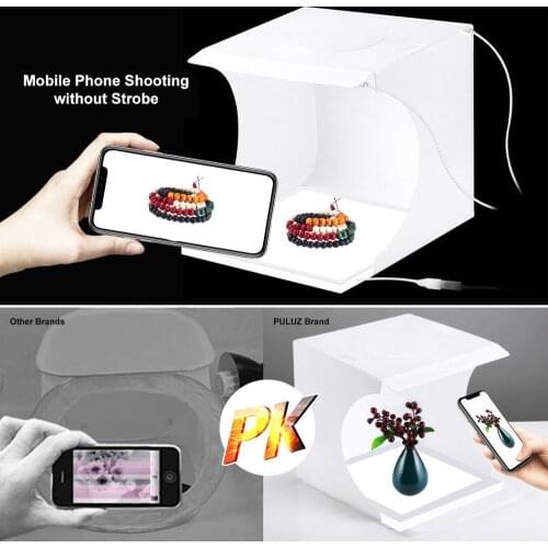 8.7 inch Portable Lightbox Photo Studio Box Tabletop Shooting Light Box Tent Photography Softbox Kit for Goods Display