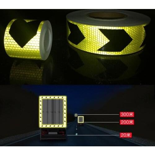 5cmx10m Car Reflective Material Tape Sticker Automobile Motorcycles Safety Warning Tape Reflective Film Car Stickers