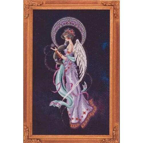 High Customzied Embroidery God of the Moon Bella Cross Stitch for Beginners with 100% Cotton Floss &Free Shipping for Home Decor