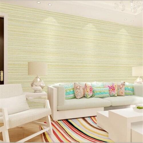 Wellyu обои wallpapers papel de parede Modern simple French horizontal striped plain wallpaper living room study room wallpaper