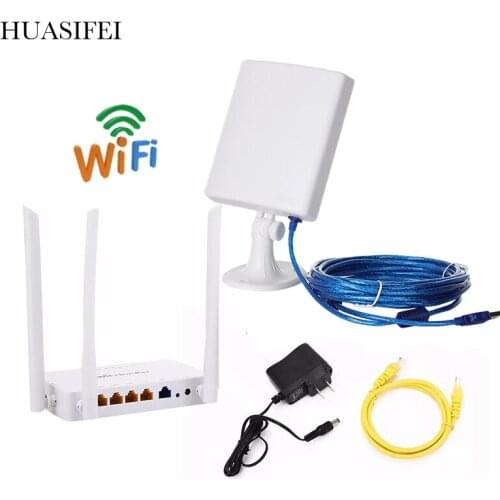 5dbi antenna Openwrt WiFi router High power wireless adapter High gain Wifi USB adapter with 14dbi antenna and 5M USB cable