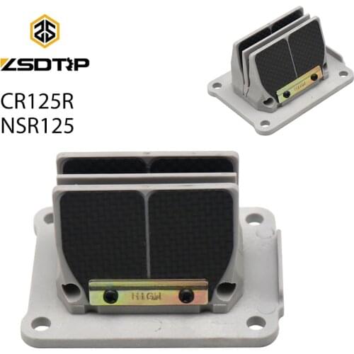 ZSDTRP Carbon Fiber Reed Valve for VForc for Honda CR125R NSR125 1987-2002