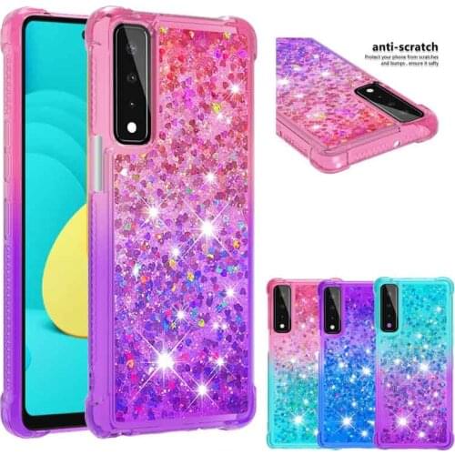 Liquid Quicksand Soft Silicone Case For LG Stylo 7 5 6 G9 Velvet 5G K71 k31 K51 K40 W10 W30 k21 plus Q Stylus 4 Phone Back Cover