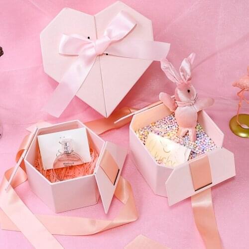 1PC High-end Gift Box Beautifully Wedding Birthday Christmas Present Boxes Foam Ball Box Filler Packing Perfume Cosmetics