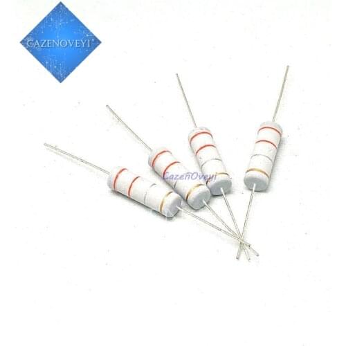 10pcs/lot 5W 5% 1R ~ 1M 2.2R 10R 22R 47R 51R 100R 150R 470R 1K 4.7K 10K 47K 1 2.2 10 22 47 51 100 150 470 ohm