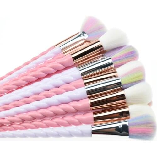 New Professional 10Pcs Unicorn Cosmetic brushes makeup Face Shading Kit Color Cosmetic Tools