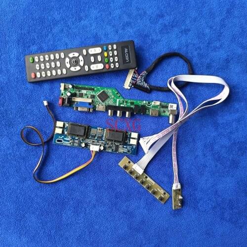 4CCFL LCD screen drive board Fit CLAA215FA01/A LTM215HT02 1920*1080 Signal Analog DIY kit 30 Pin LVDS AV VGA USB HDMI-compatible