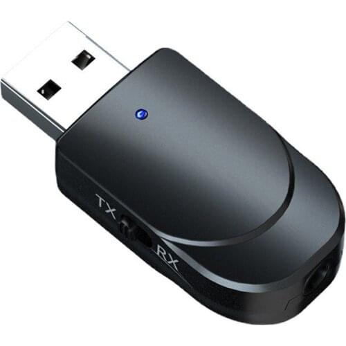 Usb Bluetooth 5.0 Audio Transmitter 2-in-1 Switch Computer TV Adapter Car Dual Output Working Frequency 2.4 (MHz)