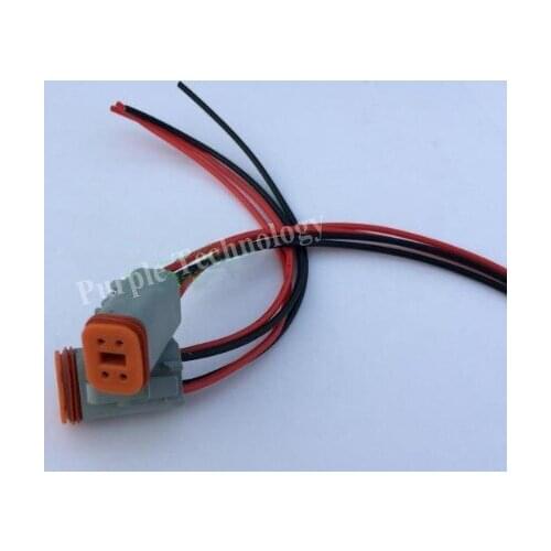 Free shipping accelerator motor connector plug 4 lines for komatsu PC200-7