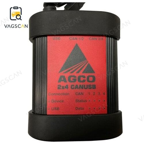 CANUSB Interface For AGCO Diagnostic kit FOR AGCO CANBUS FENDT FenDias Massey Ferguson for AGCO SISU Power WinEEM4 Service Tool