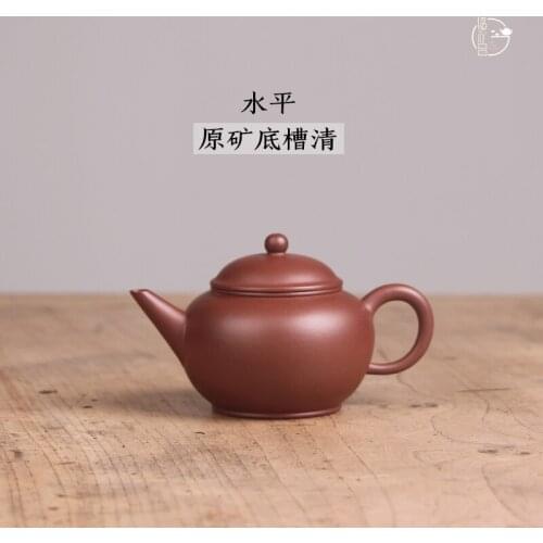 DE chang, yixing qing recommended level of pure manual pot of run of mine ore bottom groove miss wu all hand-made