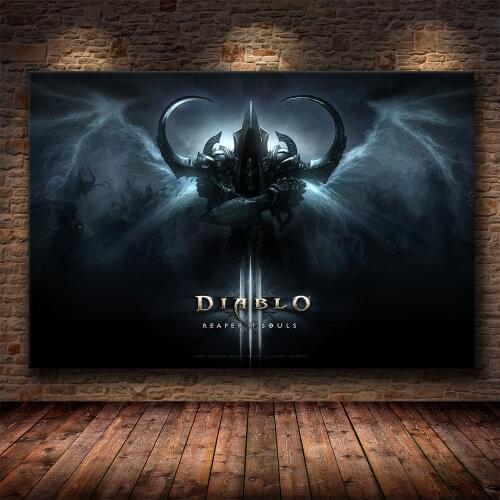 Diablo IV HD Game Poster Lilith Dormitory Home Decor Apartment Decoration Painting Bedroom Wall Stickers Canvas Poster Paintings