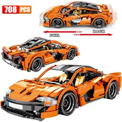 Creative Colourful Off-road SUV Vehicles Building Blocks Technical City Racing Car MOC Model Bricks Education Toys For Children