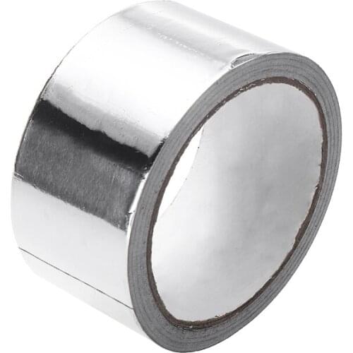 2Size Aluminum Foil Tape Waterproof Self Adhesive Tape Pipe Repair High Temperature Resistant Aluminum Foil Tapes