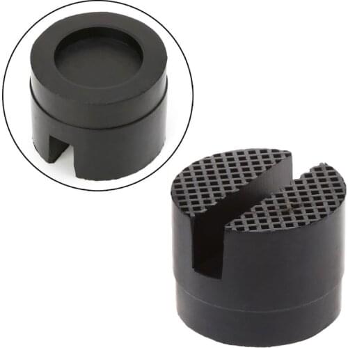Floor Slotted Car Rubber Jack Pad Frame Protector Adapter Jacking Disk Pad Tool for Pinch Weld Side Lifting Disk Rail