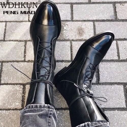 New 2020 Winter Thick with Thick Bottom British Locomotive Martin Boots for Cylinder Knight Ladies Boots Mid-calf Boot Women