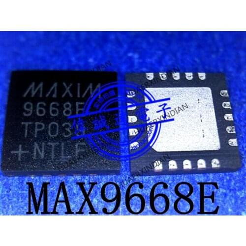 1Pieces new Original MAX9668ETP+T MAX9668E 9668E QFN20 In stock real picture