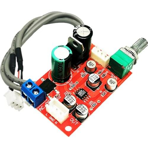 AD828 op amp preamplifier board single power supply power amplifier preamplifier board with potentiometer