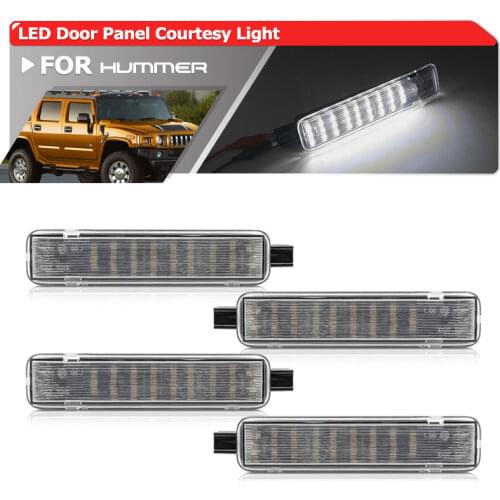 Fits For Hummer H2 2003 2004 2005 2006 2007 2008 2009 Canbus White SMD Led Car Door Panel Welcome Courtesy Lights
