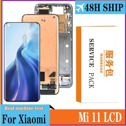 6.81'' Display Replacement For Xiaomi mi 11 Display Touch Screen Digitizer Assembly For Xiaomi MI 11 LCD