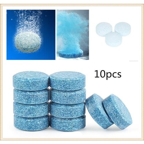 10PCS / pack car windshield wiper effervescent tablets clean solid for BMW 5-series X7 X1 M760Li 635d 120d 120i 740Le iX3 i3s i3