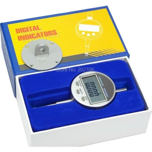 0-12.7mm 0-25.4mm/1inch Digital Indicator 0.01mm electronic dial indicator digital dial gauge use 3V battery