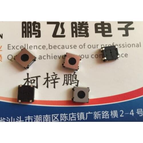 10PCS/lot NTC202 Original Taiwan Waterproof and Dust Silicone Tact Switch 6*6*2.5 Internal Press Concave Button Patch 4 Feet