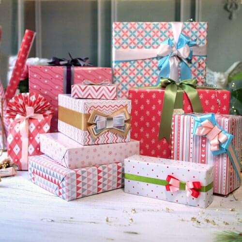 10pcs Cute Pink Birthday Gift Wrapping Paper Simple Gift Wrapping Paper Baby Shower Birthday Party Christmas Gift Papers