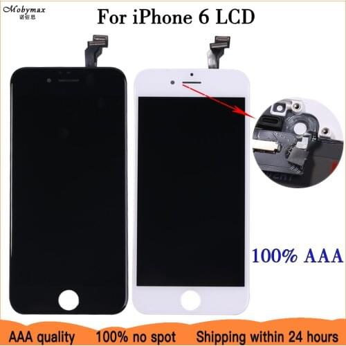 510 pcs/lot 4.7 inch Replacement LCD Screen display assembly for iPhone 6 black&white No Dead Pixel