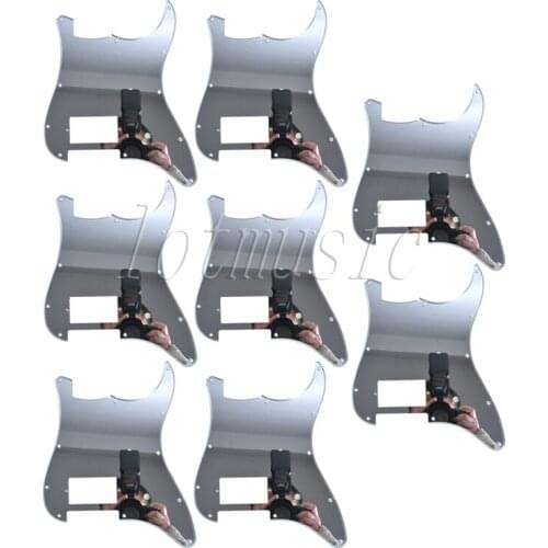 8Pcs New Style Mirror Guitar Pickguard For Electric Strat Guitar Replacement