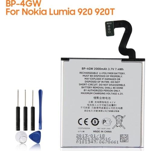Yelping BP-4GW Phone Battery For NOKIA Lumia 920 920T 7.4Wh